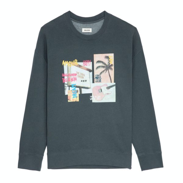 Sweatshirt Judy Zadig Dream Ardoise – Taille M – Femme – Zadig & Voltaire
