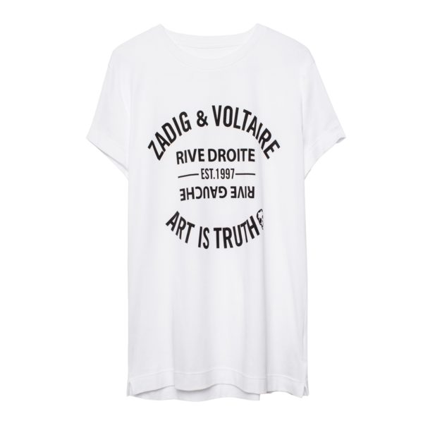 T-Shirt Walk Blason Blanc – Taille Xs – Femme – Zadig & Voltaire