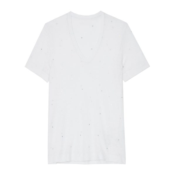 T-Shirt Wassa Blanc – Taille M – Femme – Zadig & Voltaire