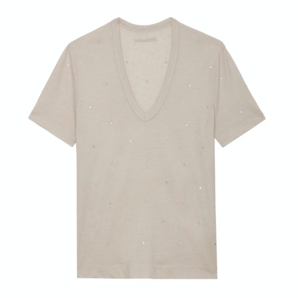 T-Shirt Wassa Strass Petale – Taille S – Femme – Zadig & Voltaire