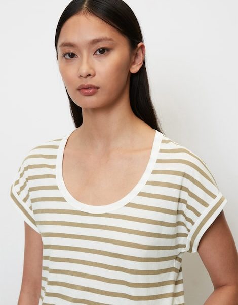 T-shirt à rayures à manches taillées – Marc O’Polo