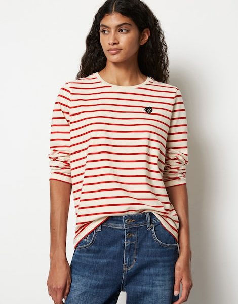 T-shirt à rayures longues régulier – Marc O’Polo