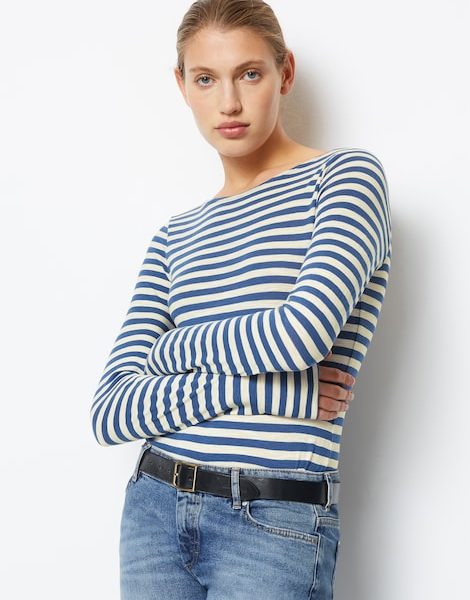 T-shirt à rayures longues régulier – Marc O’Polo