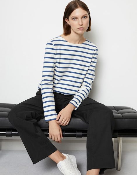 T-shirt long style breton regular – Marc O’Polo