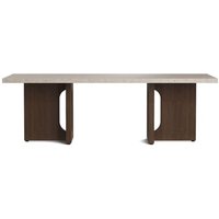 Table basse Androgyne – Pierre Kunis Breccia – Chêne, teinté foncé – Menu