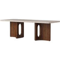 Table basse Androgyne – Pierre Kunis Breccia – Noyer – Menu