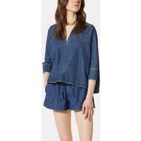 Top caftan en chambray denim – Valentino Garavani