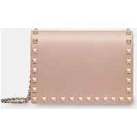 Valentino Garavani Pochette à bandoulière chaîne Rockstud en cuir – Valentino Garavani