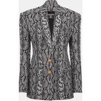Veste 2 boutons en jacquard python – Balmain