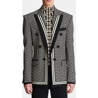 Veste 6 boutons en laine monogramme – Balmain