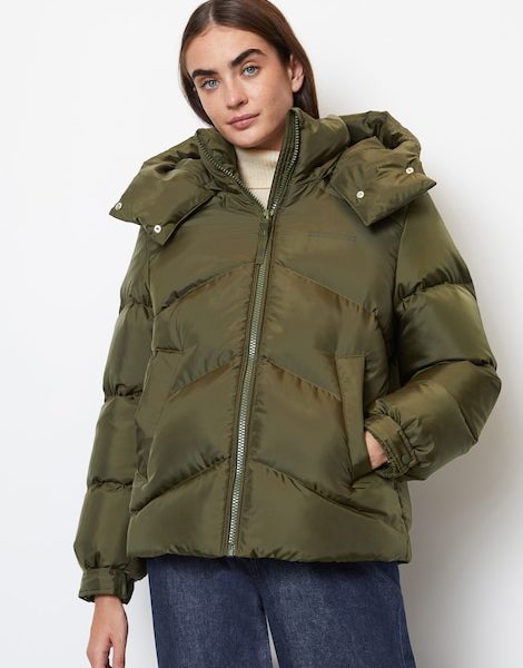 Veste bouffante en duvet avec capuche amovible - Marc O'Polo