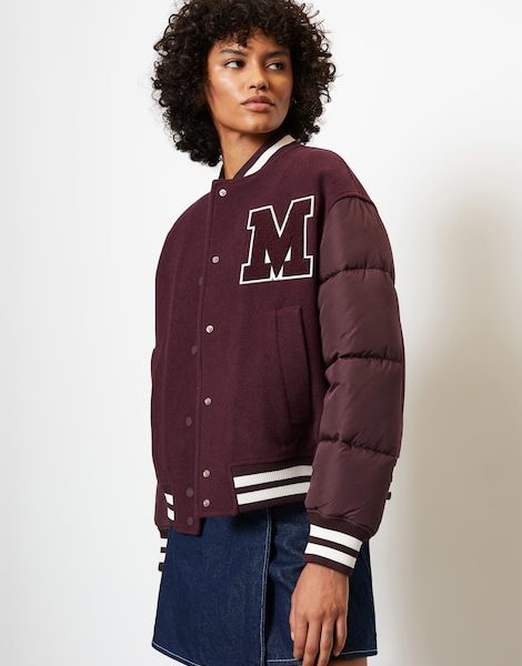 Veste de style Varsity