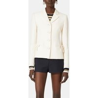 Veste droite en laine et soie à n?uds décoratifs – Valentino Garavani