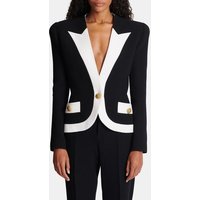 Veste en crêpe bicolore – Balmain