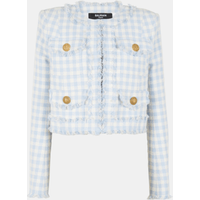 Veste en tweed vichy – Balmain