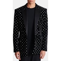 Veste en velours à pois glitter – Balmain