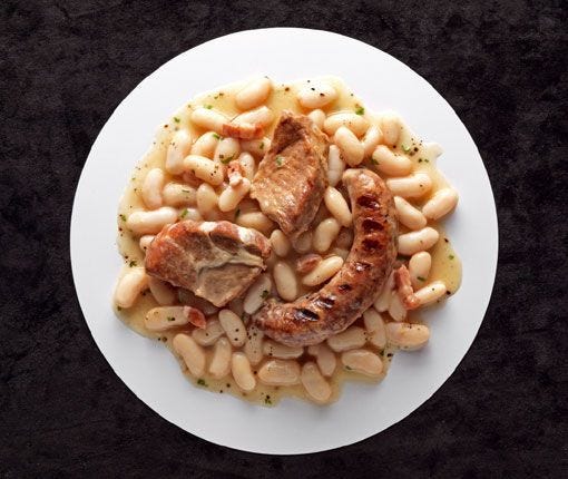 Cassoulet & saucisse de Toulouse-Comtesse du Barry