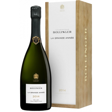 Champagne Bollinger – la Grande Annee 2014 – Avec Etui en Bois