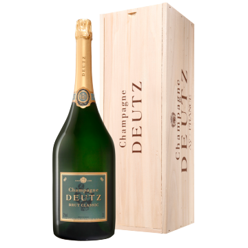 Champagne Deutz – Brut Classic – Jéroboam – Caisse Bois
