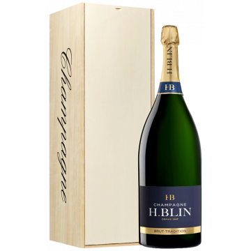 Champagne h. Blin – Brut – Mathusalem – Caisse Bois
