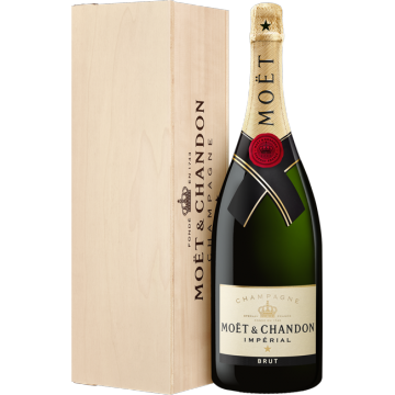 Champagne Moët & Chandon – Brut Impérial – Magnum – Caisse Bois