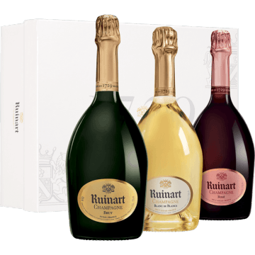 Champagne Ruinart – Cave Urbaine 3 Bouteilles – Blanc de Blancs – Rosé – Brut