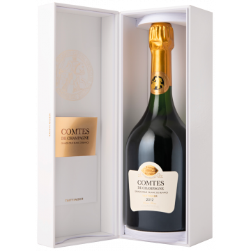 Champagne Taittinger – Comtes de Champagne 2012 – Coffret Luxe