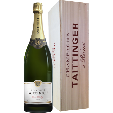 Champagne Taittinger – Prestige – Jéroboam – Caisse Bois