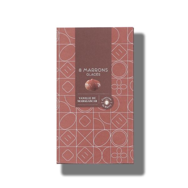 Les 8 marrons glacés à la vanille de Madagascar 160g-Comtesse du Barry