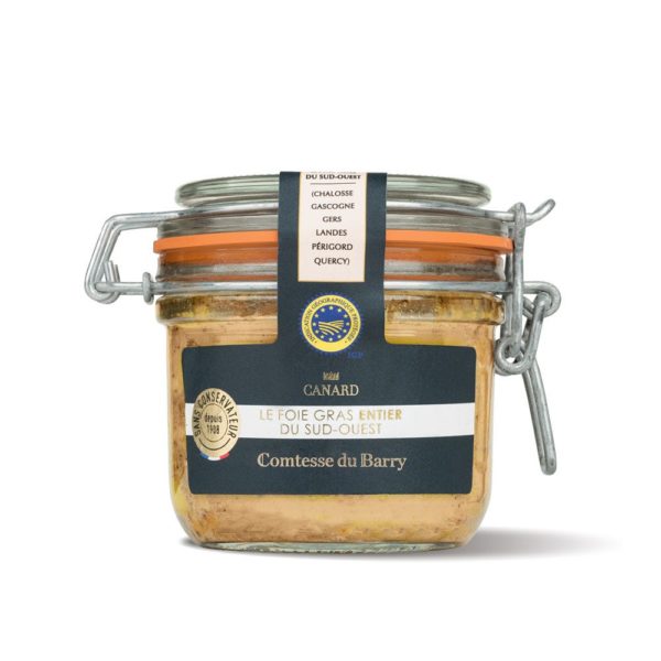 Foie gras de canard entier du Sud-Ouest 180g-Comtesse du Barry