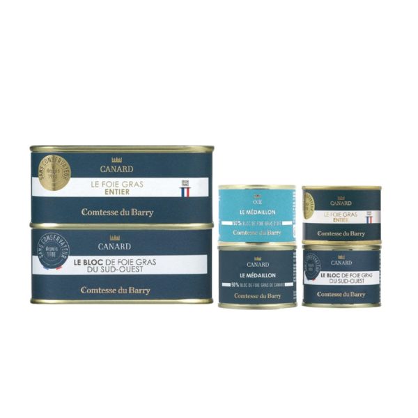 L’assortiment raffiné – 6 spécialités au foie gras-Comtesse du Barry