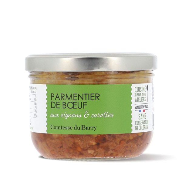 Parmentier de bœuf aux carottes et petits oignons-Comtesse du Barry