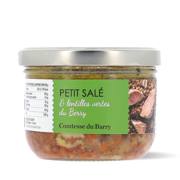 Petit salé aux lentilles vertes du Berry 360g-Comtesse du Barry
