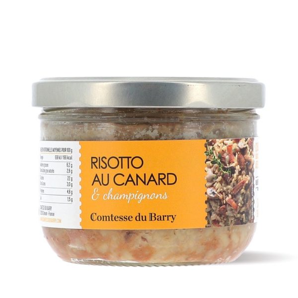 Risotto au canard et aux champignons-Comtesse du Barry