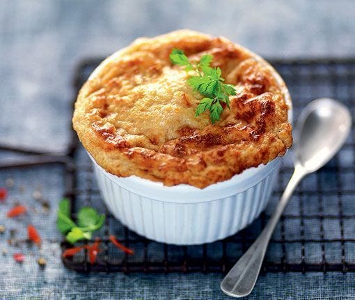 Lot de 2 soufflés de homard au Chablis-Comtesse du Barry