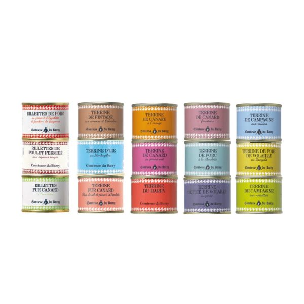 L’assortiment tradition – 15 terrines & rillettes-Comtesse du Barry