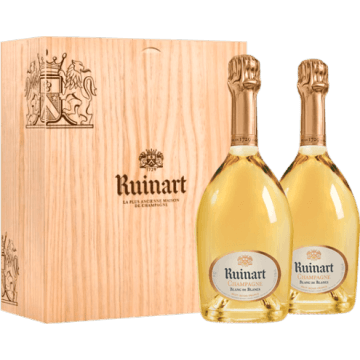 Champagne Ruinart – Blanc de Blancs – Coffret Duo
