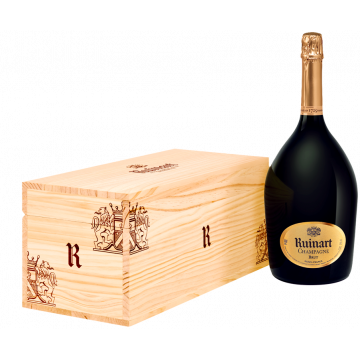 Champagne Ruinart – Brut – Jéroboam – Caisse Bois