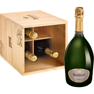 Champagne Ruinart – Cave r de Ruinart – Caisse Bois