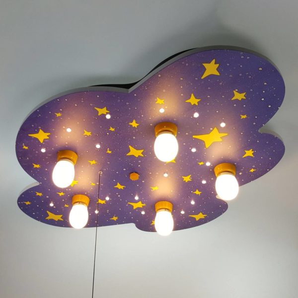 Niermann Standby Plafonnier Ciel nocturne, 5 lampes, 20 LED, WiFi Niermann Standby