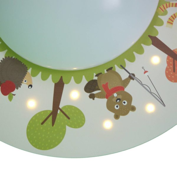 Niermann Standby Plafonnier Drôles animaux de la forêt, x1, 20 LED Niermann Standby