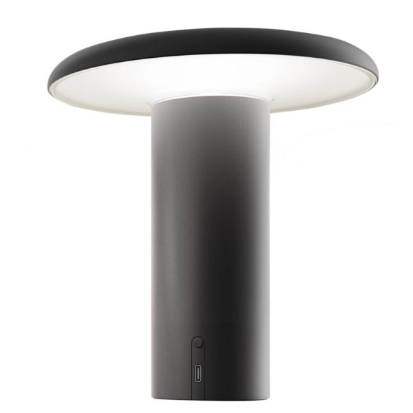 Artemide Takku lampe de table LED avec batterie, noir Artemide