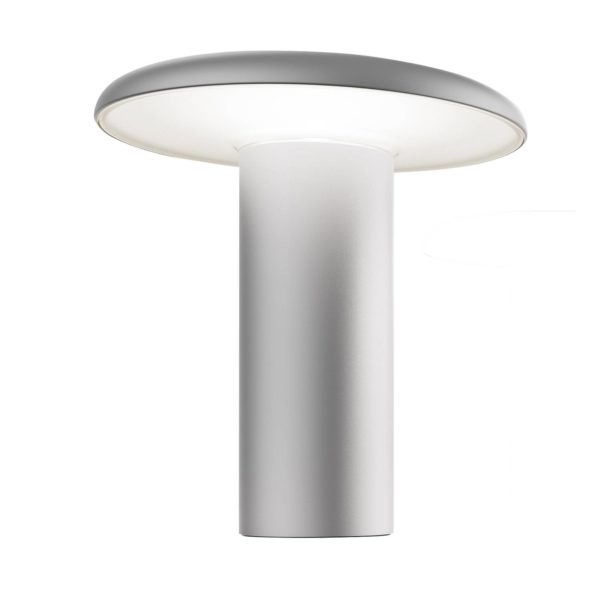 Artemide Takku lampe de table LED avec batterie, gris Artemide