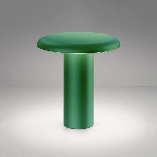 Artemide Takku lampe de table LED avec batterie, vert Artemide