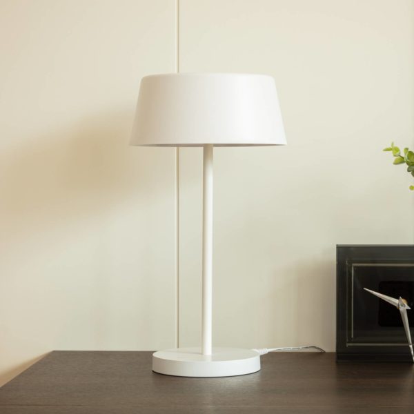 Lindby Milica lampe de table LED, blanc, intensité lumineuse variable LINDBY