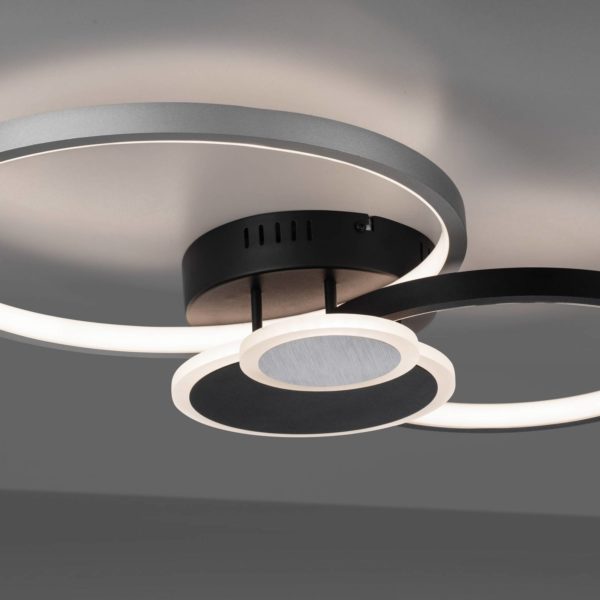 JUST LIGHT. Plafonnier LED Papilon, 58×48 cm JUST LIGHT.