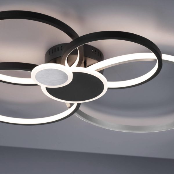 JUST LIGHT. Plafonnier LED Papilon, 80×64 cm JUST LIGHT.