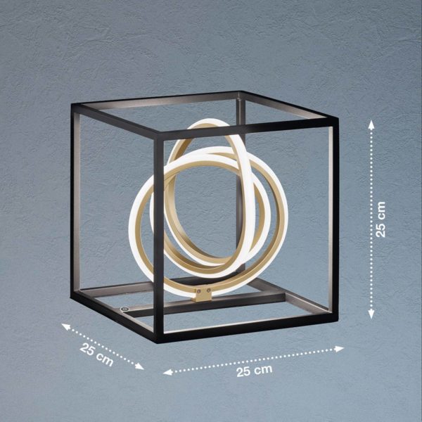FISCHER & HONSEL Lampe à poser LED Gisi, dimmable à trois niveaux FISCHER & HONSEL