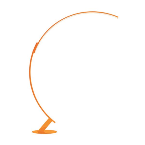 Kundalini Kyudo lampadaire LED, orange Kundalini