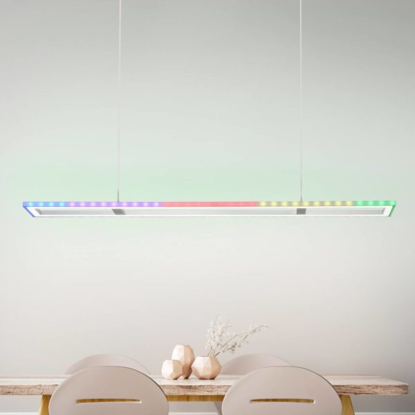 JUST LIGHT. Suspension LED Felix60, 100×14 cm JUST LIGHT.